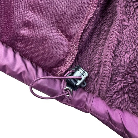 Columbia Womens Softshell Fleece Lined Hooded Jacket Omni-Wind Purple Small - Picture 7 of 13